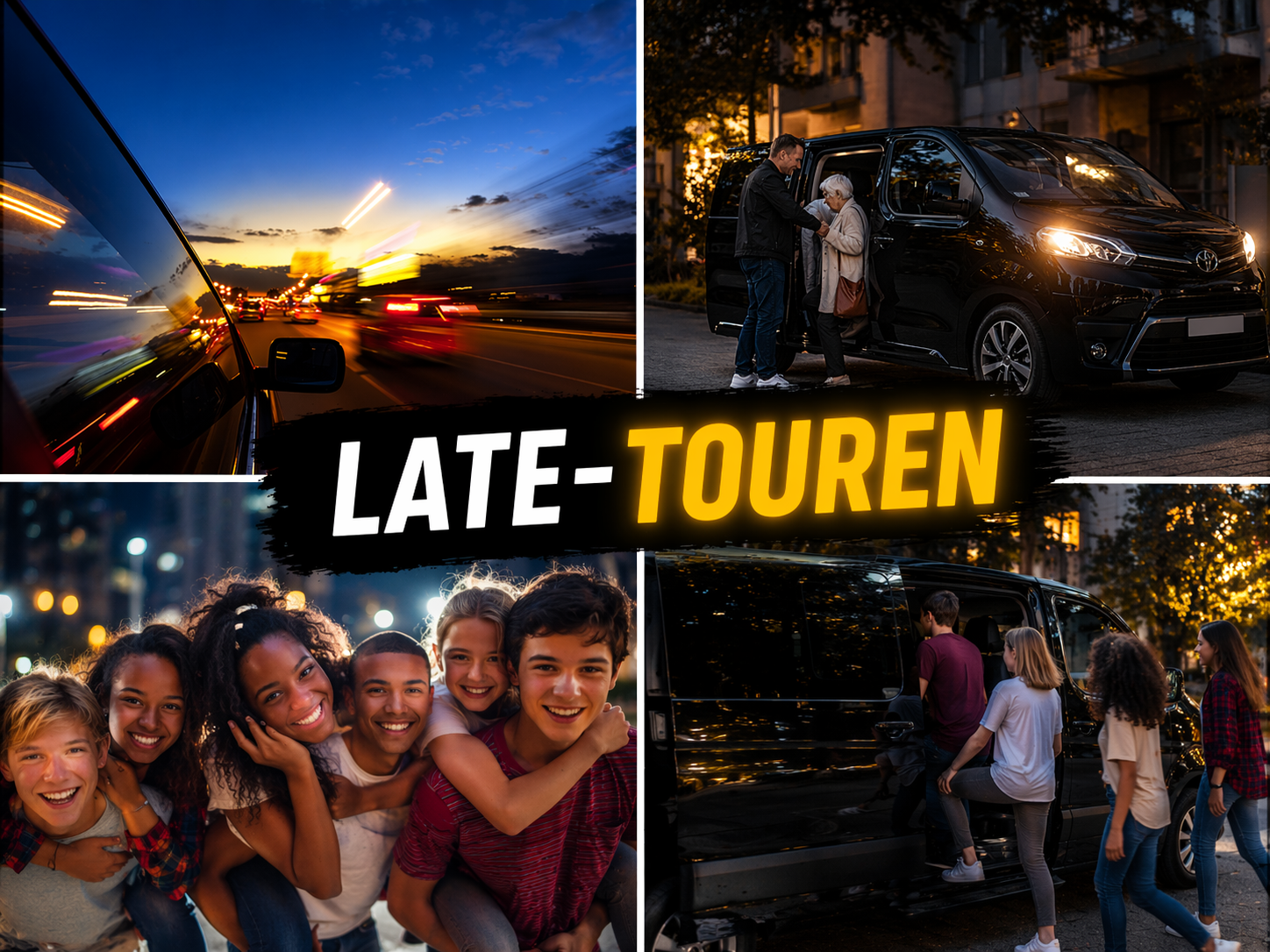 Late-Touren Kleinbus Reich