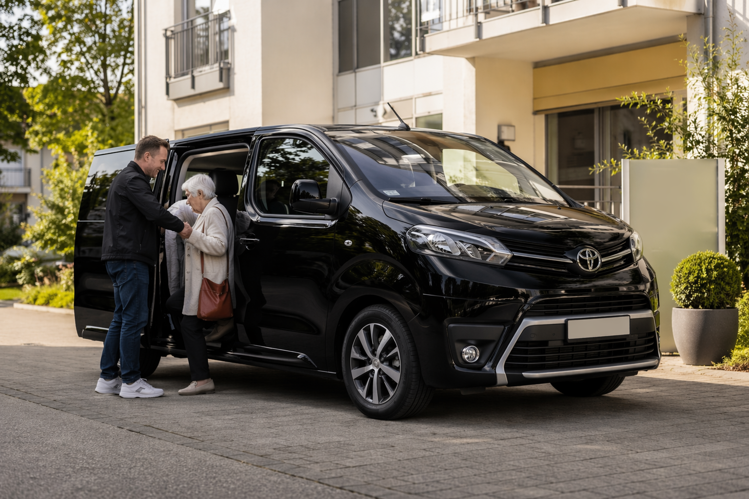 Door to Door Service Kleinbus Reich